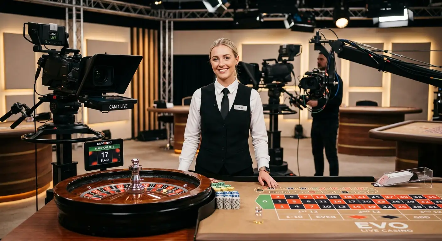 Live casino med dealer i streaming-studio
