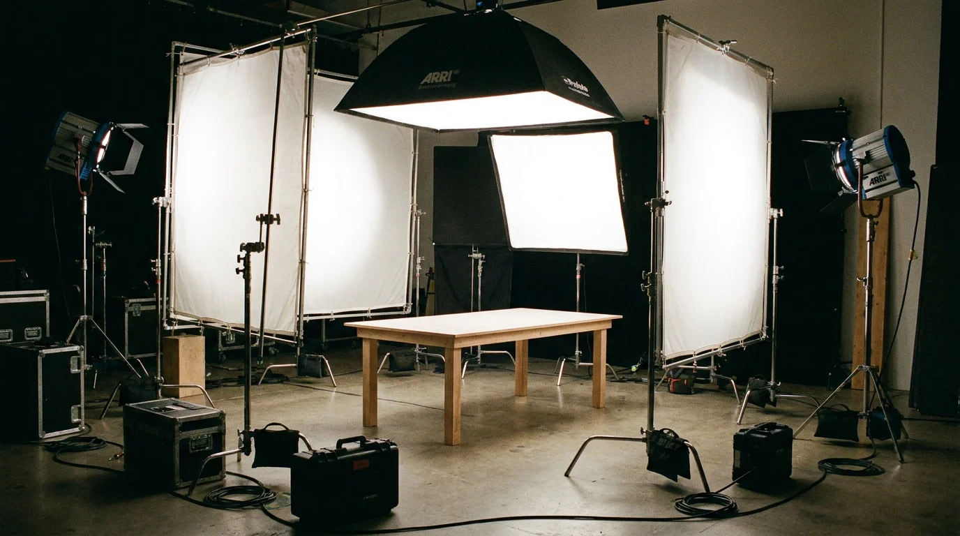 Teknisk setup af live casino-studie