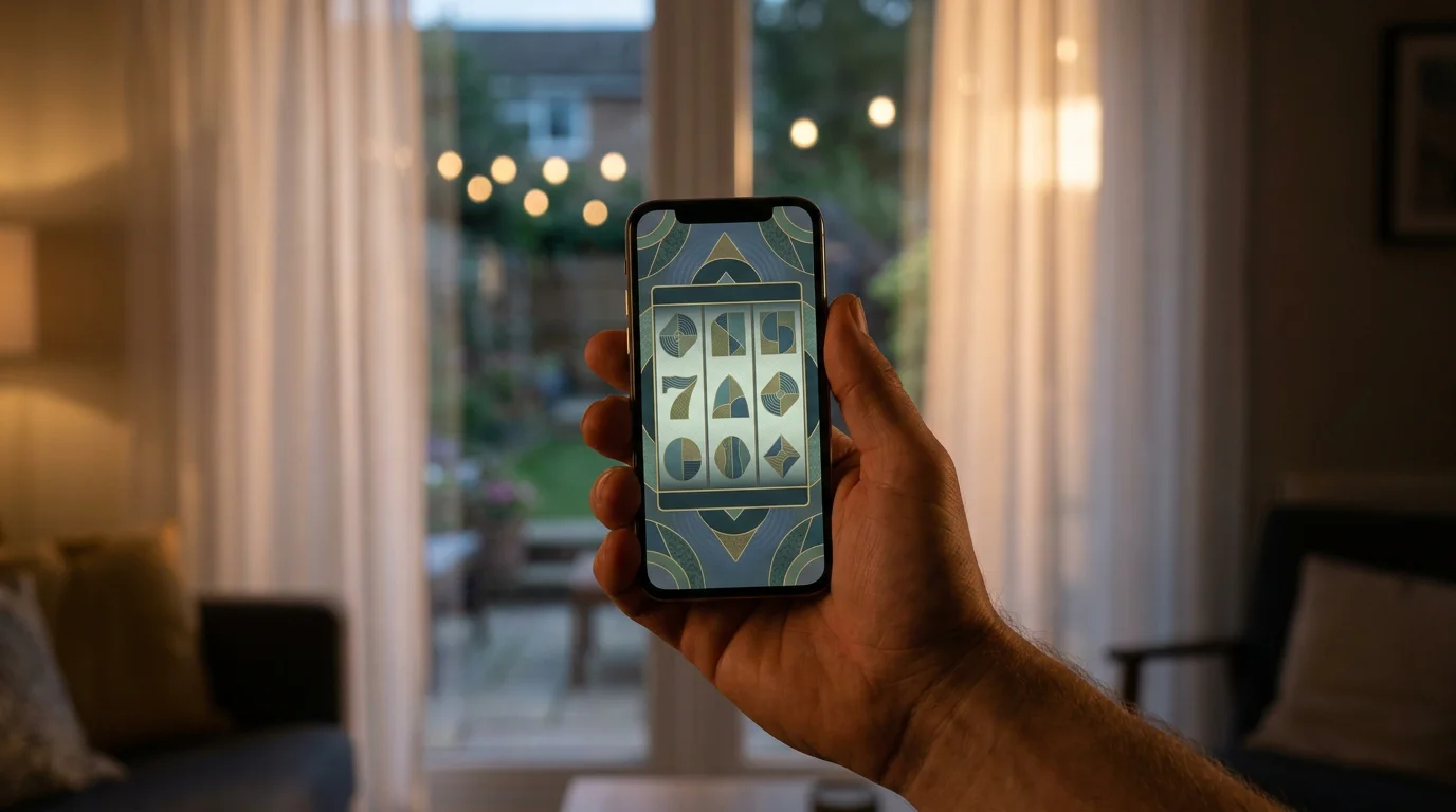 Mobilcasino i portrait-mode på smartphone