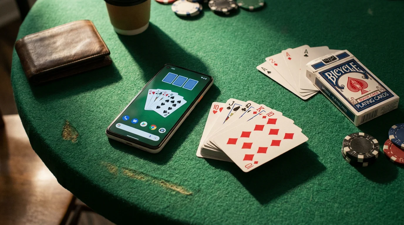 Forskel på online RNG og live blackjack